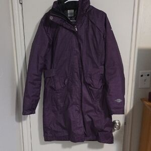 Women's Purple Columbia Hooded Jacket